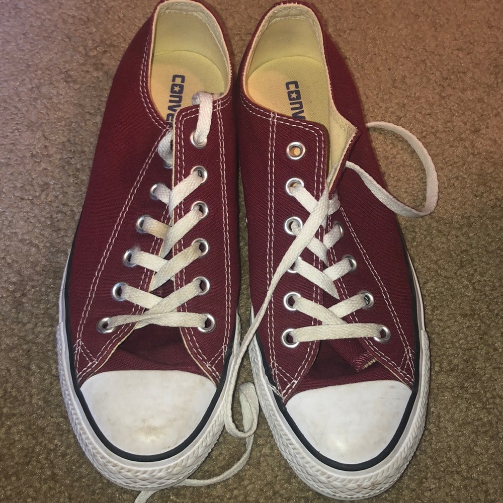 Cardinal Red Converse - Picture 2 of 3